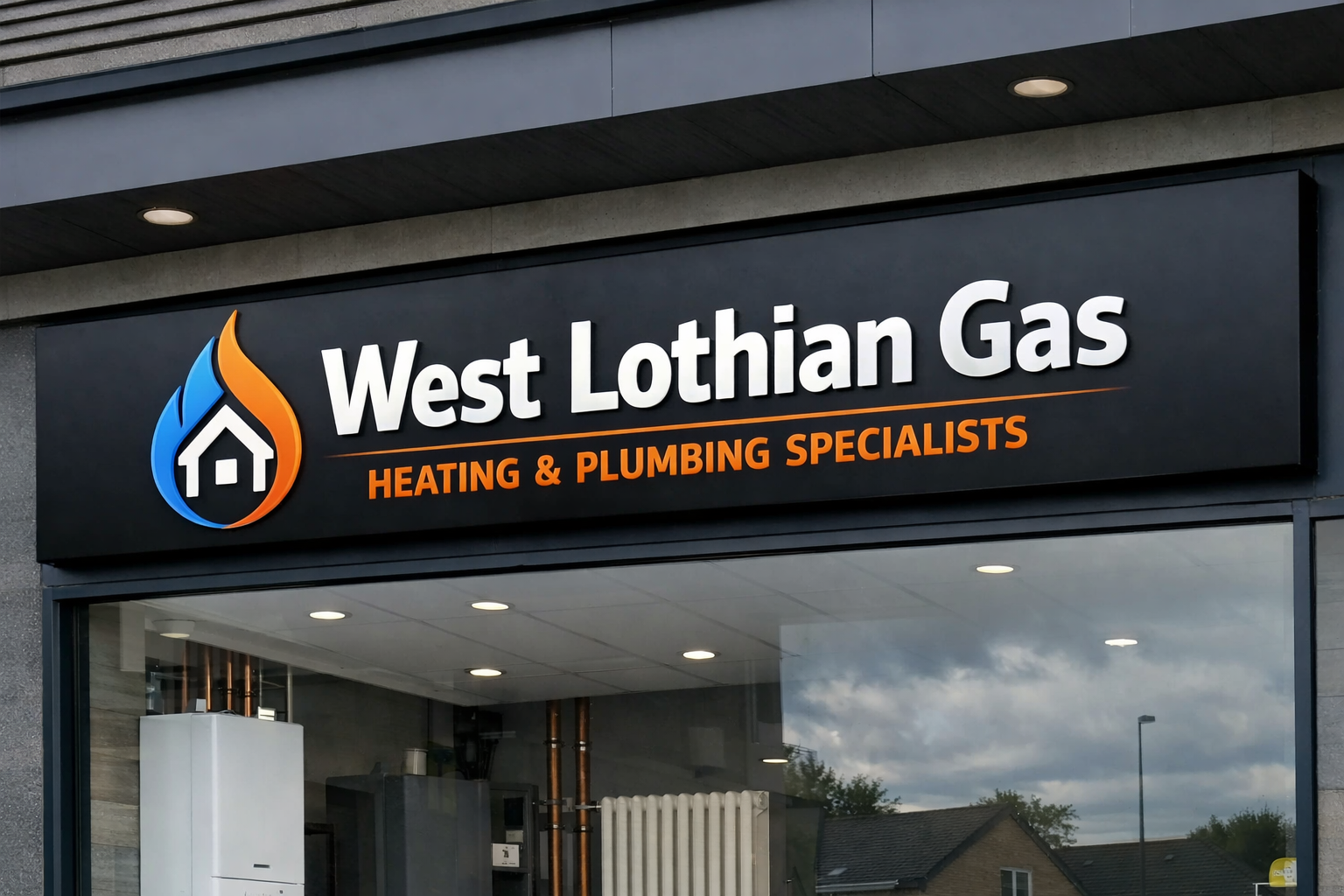 West Lothian Gas Signage
